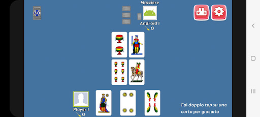 Scopa gameplay screenshot 2